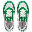 Calvin Klein Low Cut Lace-Up Sneakers Green White Supply