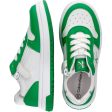 Calvin Klein Low Cut Lace-Up Sneakers Green White Supply