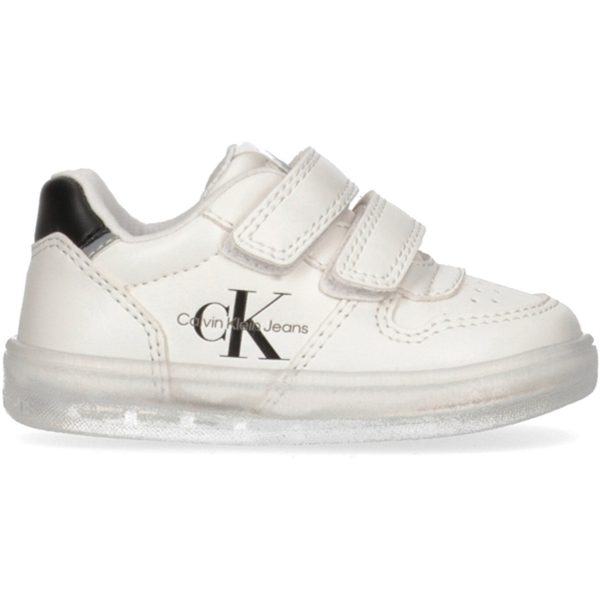 Calvin Klein Low Cut Borrelås Sneakers White For Discount