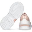 Calvin Klein Low Cut Lace-Up Sneakers Pink White Online Hot Sale