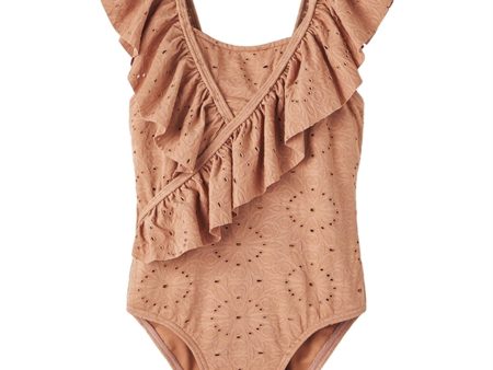 Lil Atelier Mocha Mousse Fabiola Badedrakt Cheap