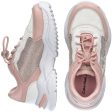 Calvin Klein Low Cut Lace-Up Sneakers Pink White Online Hot Sale