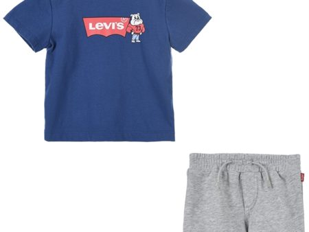 Levi s Mascot Batwing Shorts Sett Blue Discount