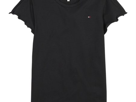 Tommy Hilfiger Essential T-Shirt Black Hot on Sale