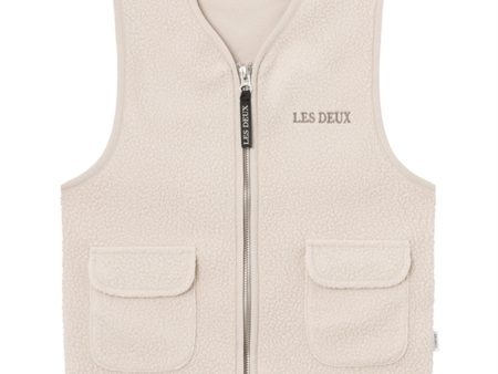 Les Deux Kids Light Sand Duncan Pile Vest Fashion