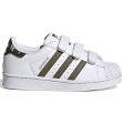 adidas Originals Superstar Sneakers White   Olive For Discount