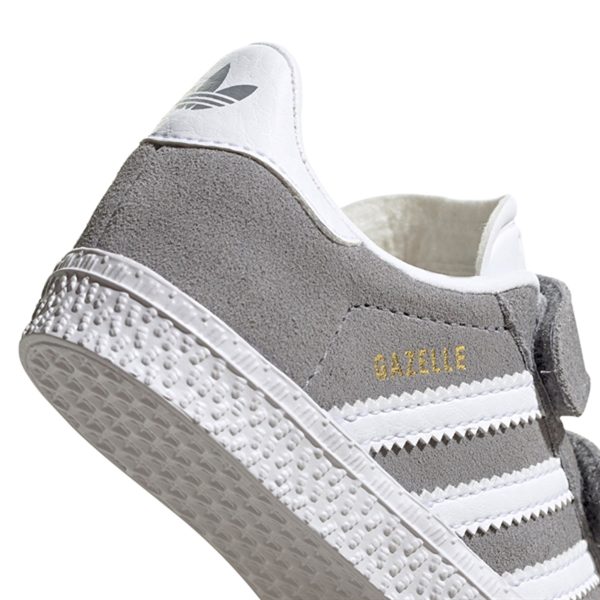 adidas Originals Gazelle Sneakers Grey Three   Cloud White   Gold Metallic Online now