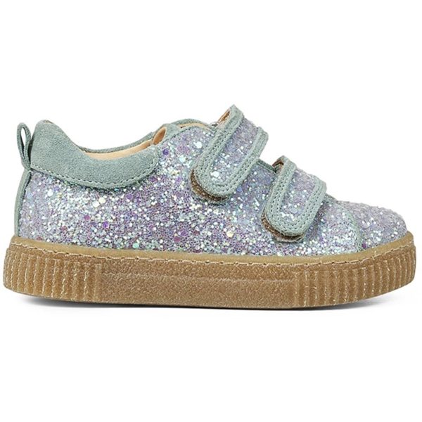 Angulus Glitter Sneaker M. Borrelås Mint Glitter Mint For Cheap