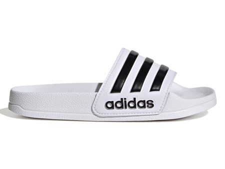 adidas Originals Adilette Pool Slide White   Core Black on Sale