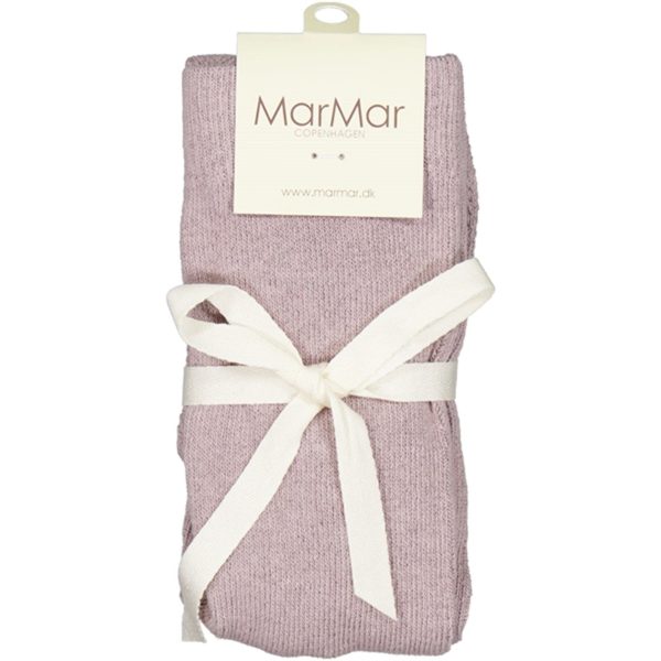 MarMar Airy Purple Pointelle Strømpebukser Fashion