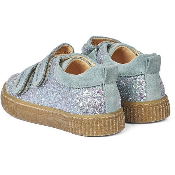 Angulus Glitter Sneaker M. Borrelås Mint Glitter Mint For Cheap