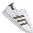 adidas Originals Superstar Sneakers White   Olive For Discount