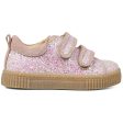 Angulus Glitter Sneaker M. Borrelås Peach Peach Glitter Online now