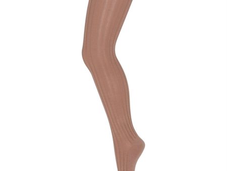 MP 130 Cotton Rib Tights 858 Tawny Brown For Discount